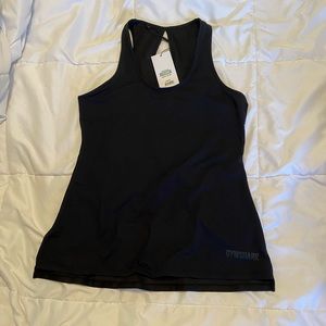 Gymshark black tank top in small